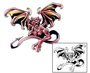 Devil - Demon Tattoo Mythology tattoo | HSF-00188