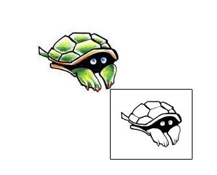 Turtle Tattoo Specific Body Parts tattoo | HSF-00202