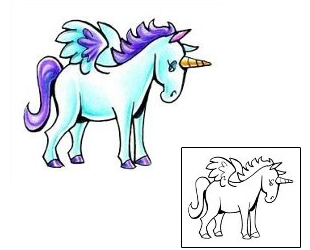 Unicorn Tattoo Tattoo Styles tattoo | HSF-00220