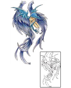 Fallen Angel Tattoo Mythology tattoo | HSF-00245