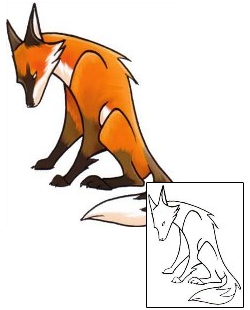 Fox Tattoo Animal tattoo | HSF-00256