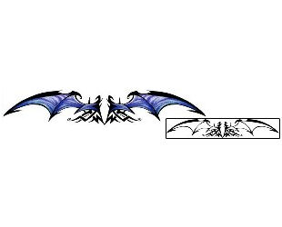 Bat Tattoo Specific Body Parts tattoo | HSF-00310