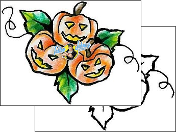 Pumpkin Tattoo pumpkin-tattoos-harley-sparks-hsf-00373