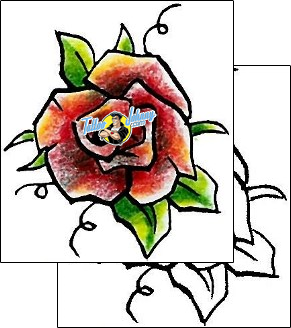 Flower Tattoo plant-life-flowers-tattoos-harley-sparks-hsf-00375