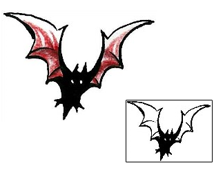 Bat Tattoo Animal tattoo | HSF-00376