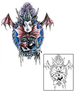 Devil - Demon Tattoo Horror tattoo | HSF-00389