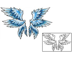 Wings Tattoo For Women tattoo | HSF-00390