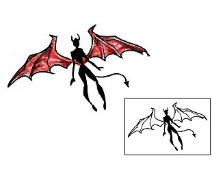 Devil - Demon Tattoo Mythology tattoo | HSF-00424
