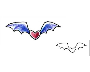 Bat Tattoo Animal tattoo | HSF-00507
