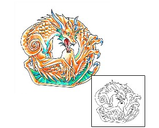 Dragon Tattoo Mythology tattoo | HSF-00534