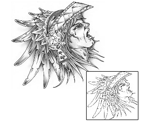 Native American Tattoo Ethnic tattoo | HVF-00049