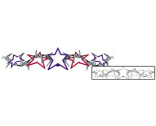 Star Tattoo Specific Body Parts tattoo | HVF-00085