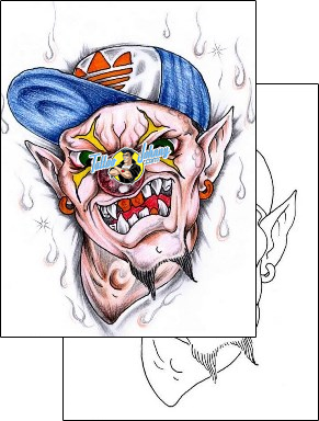 Horror Tattoo fantasy-clown-tattoos-tat-2-by-jessie-hvf-00090