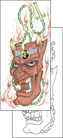 Evil Tattoo comedy-tragedy-mask-tattoos-tat-2-by-jessie-hvf-00125