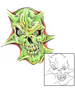 Scary Tattoo Horror tattoo | HVF-00216