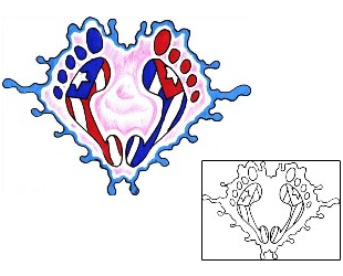 Footprint Tattoo Puerto Rico & Cuba Footprint Tattoo