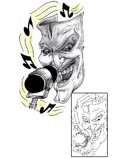 Mask Tattoo Miscellaneous tattoo | HVF-00401