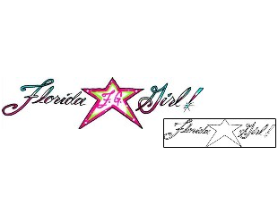 Armband Tattoo Florida Girl Star Tattoo