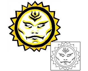 Sun Tattoo Astronomy tattoo | HVF-00570
