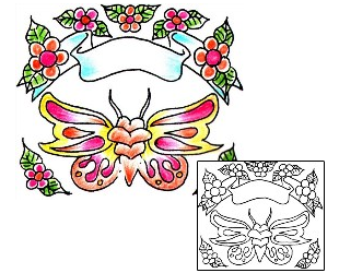 Butterfly Tattoo Miscellaneous tattoo | HVF-00757