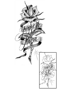 Banner Tattoo Plant Life tattoo | IAF-00012