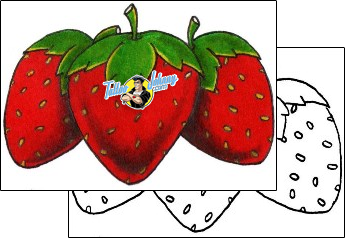 Strawberry Tattoo iaf-00023