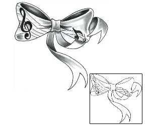 Bow Tattoo Miscellaneous tattoo | IAF-00055