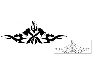 Fire – Flames Tattoo Specific Body Parts tattoo | ICF-00023