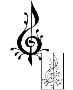 Music Tattoo Tattoo Styles tattoo | ICF-00081