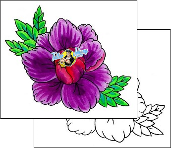 Flower Tattoo plant-life-flowers-tattoos-irish-milt-riley-imf-00009