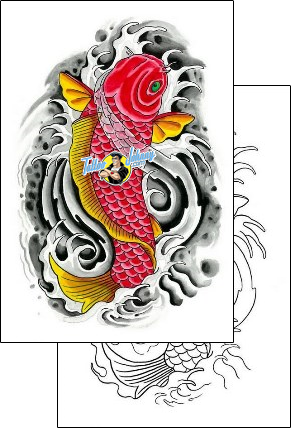 Fish Tattoo marine-life-fish-tattoos-irish-milt-riley-imf-00021