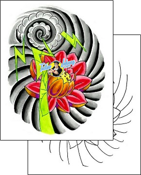Flower Tattoo plant-life-flowers-tattoos-irish-milt-riley-imf-00023