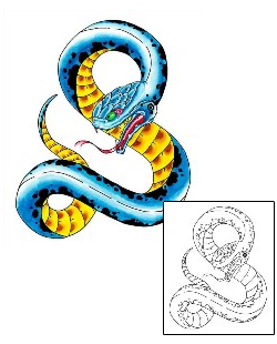 Snake Tattoo Horror tattoo | IMF-00024
