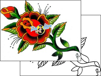 Rose Tattoo plant-life-rose-tattoos-irish-milt-riley-imf-00045