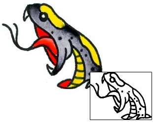 Snake Tattoo Reptiles & Amphibians tattoo | IMF-00048