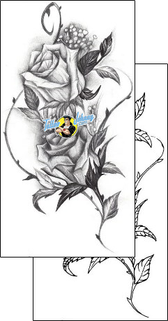 Rose Tattoo plant-life-rose-tattoos-inksanity-tattoos-inf-00010