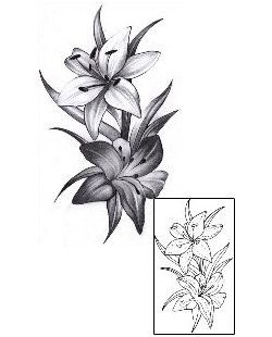 Lily Tattoo Plant Life tattoo | INF-00012