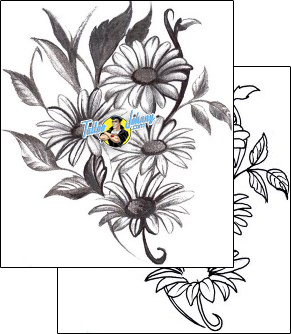Daisy Tattoo plant-life-daisy-tattoos-inksanity-tattoos-inf-00014
