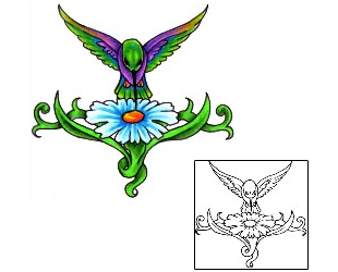 Hummingbird Tattoo For Women tattoo | J0F-00041