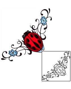 Ladybug Tattoo Insects tattoo | J0F-00050
