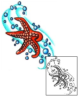 Star Tattoo Marine Life tattoo | J0F-00056