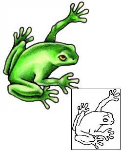 Frog Tattoo Reptiles & Amphibians tattoo | J0F-00057
