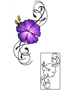Hibiscus Tattoo Plant Life tattoo | J0F-00059