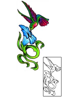 Hummingbird Tattoo Animal tattoo | J0F-00071