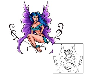 Fantasy Tattoo Annabel Fairy Tattoo