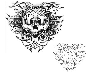 Skull Tattoo Tattoo Styles tattoo | J0F-00090
