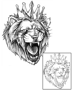King Tattoo Animal tattoo | J0F-00179