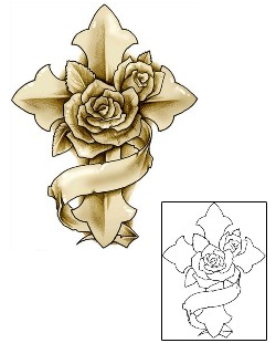 Rose Tattoo Religious & Spiritual tattoo | J0F-00243