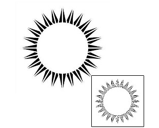 Sun Tattoo Tattoo Styles tattoo | J1F-00233