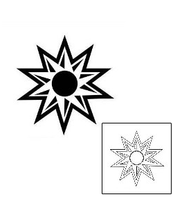 Sun Tattoo Tattoo Styles tattoo | J1F-00424